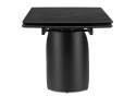 Керамический стол Готланд 180(240)х90х79 черный мрамор / черный
