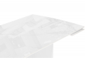 Керамический стол Готланд 180(240)x90 statuario titan gloss / белый