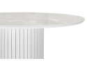 Керамический стол Гравент 110 onyx bianco soft satin / белый
