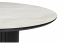 Керамический стол Гравент 110 onyx bianco soft satin / черный