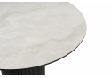 Керамический стол Гравент 110 onyx bianco soft satin / черный