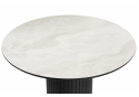 Керамический стол Гравент 110 onyx bianco soft satin / черный