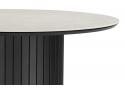 Керамический стол Гравент 90 carmen light grey / черный