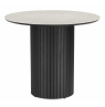 Керамический стол Гравент 90 carmen light grey / черный