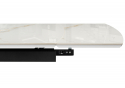 Керамический стол Катчел 120(180)x80 calacatta gold / черный