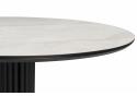 Керамический стол Кэмерон 110 onyx bianco soft satin / черный