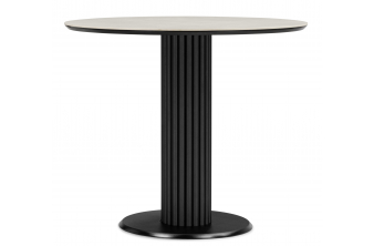 Керамический стол Барел 89 shakespeare black / черный