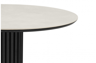 Керамический стол Барел 89 shakespeare black / черный