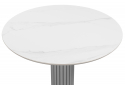 Керамический стол Кэмерон 90 snow white / серый