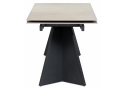 Керамический стол Ливи 140(200)х80х78 creto forever beige / черный