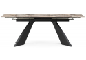 Керамический стол Ливи 140(200)х80х78 patagonia bronze / черный