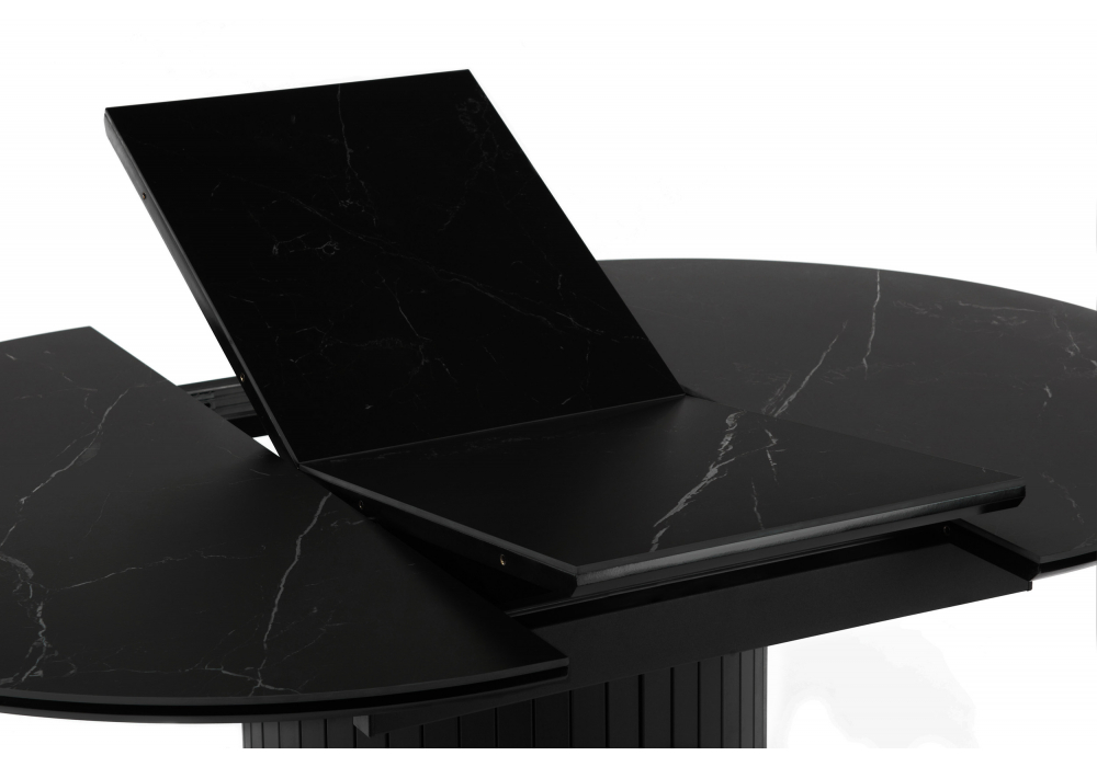 Керамический стол Лорен 100(140) shakespeare black / черный