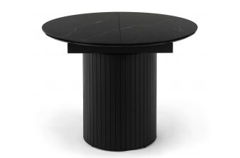 Керамический стол Лорен 100(140) shakespeare black / черный