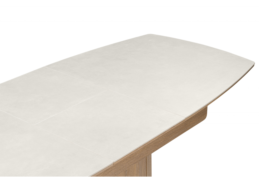 Керамический стол Люмен 140(180)х80 carmen light grey / дуб американский