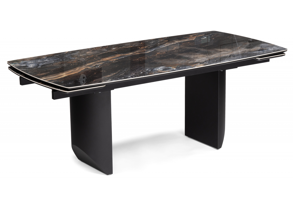 Керамический стол Маре 200(260)х100х77 neodom titanium lawa nero / черный