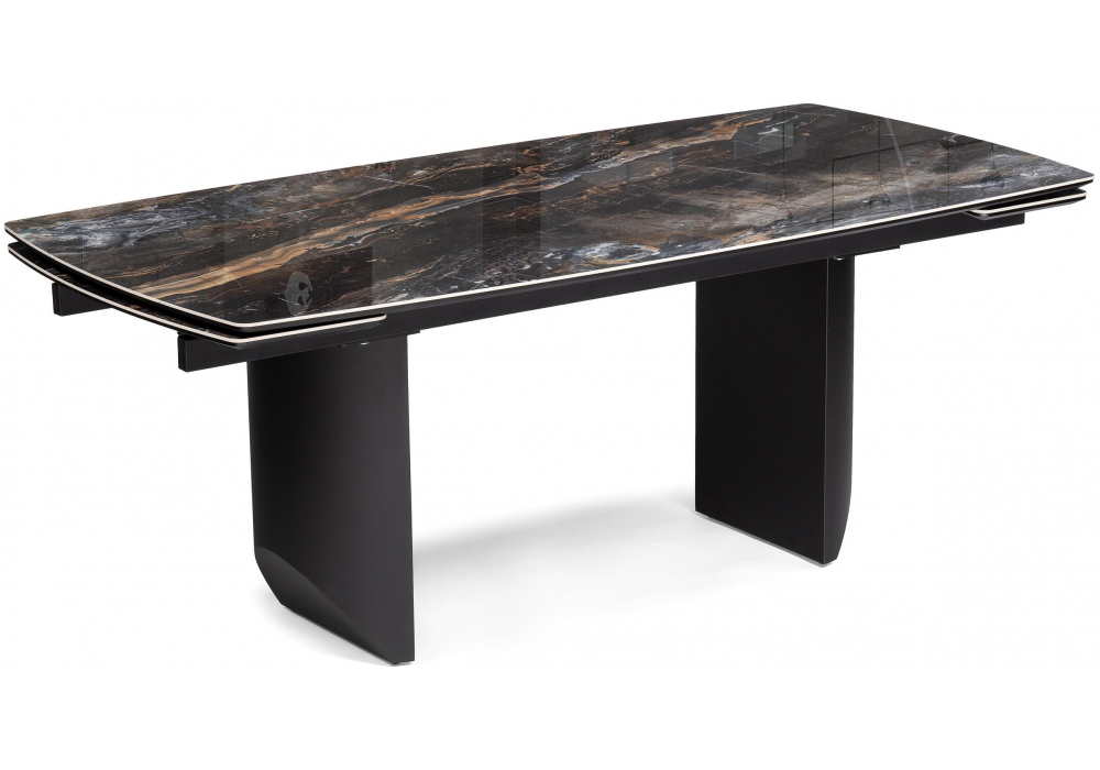 Керамический стол Маре 200(260)х100х77 neodom titanium lawa nero / черный