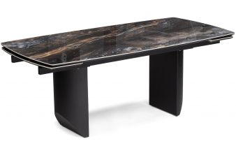 Керамический стол Маре 200(260)х100х77 neodom titanium lawa nero / черный