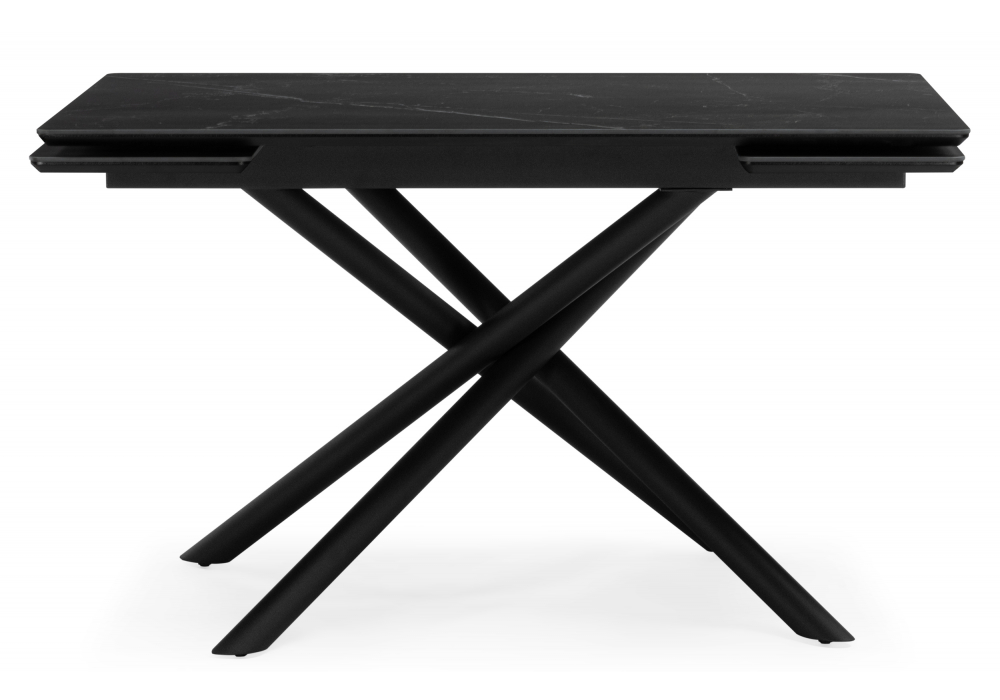 Керамический стол Мэриан 120(180)х80 shakespeare black / черный