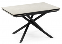 Керамический стол Мэриан 140 (200) х 80 carmen light grey / черный