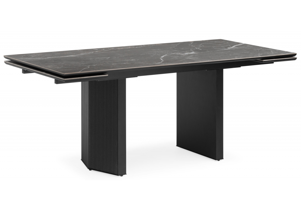 Керамический стол Монерон 180x90 nero marquina / черный