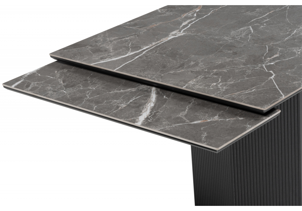 Керамический стол Монерон 180x90 nero marquina / черный
