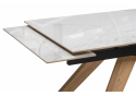 Керамический стол Морсби 140(200)х80х80 dyna fantasico / лесной орех