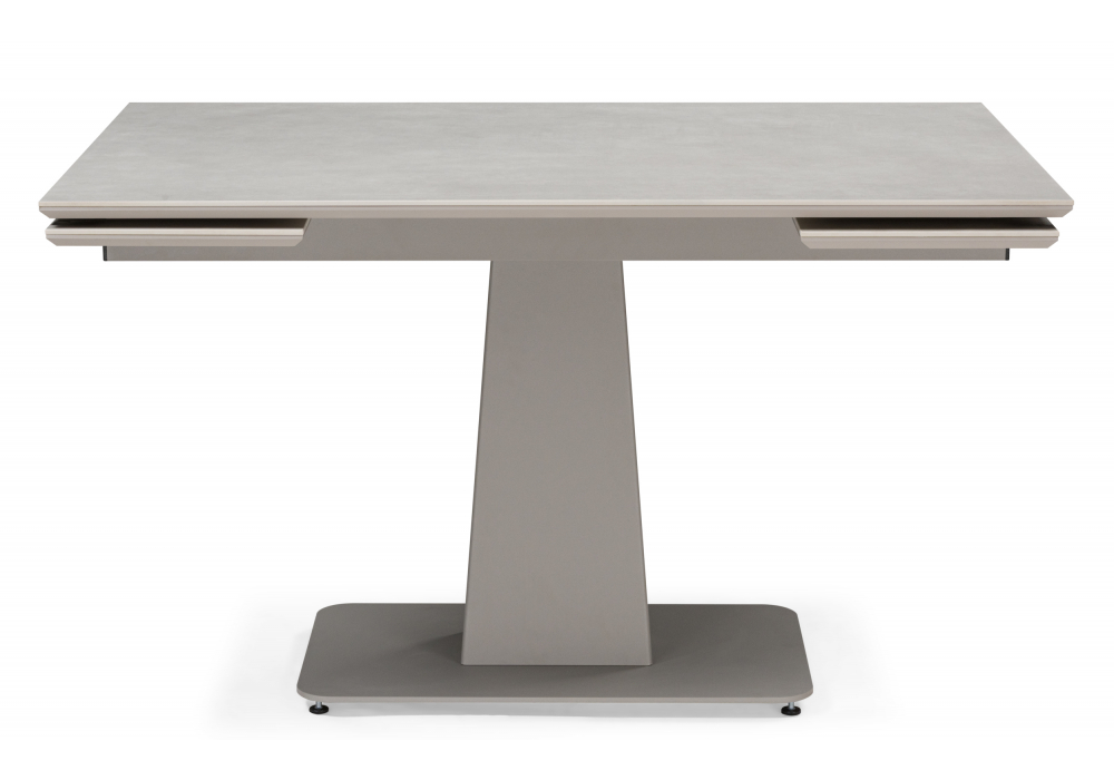 Керамический стол Мун 120(180)х80 carmen light gray / серый матовый