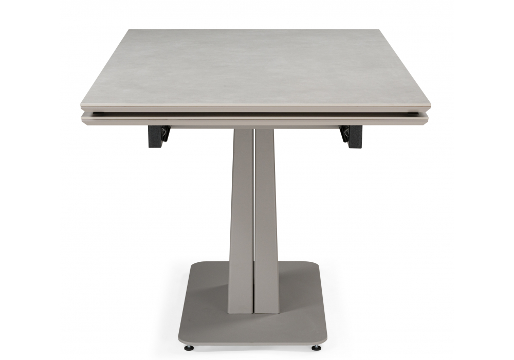Керамический стол Мун 120(180)х80 carmen light gray / серый матовый