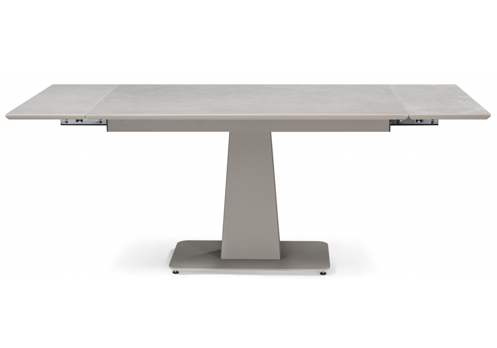 Керамический стол Мун 120(180)х80 carmen light gray / серый матовый