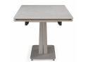 Керамический стол Мун 120(180)х80 carmen light gray / серый матовый