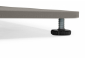Керамический стол Мун 120(180)х80 carmen light gray / серый матовый