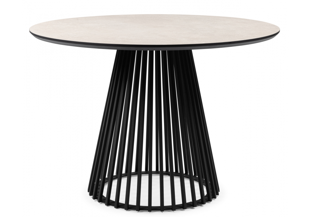 Керамический стол Нэнси 110 avenue grey sahara / черный