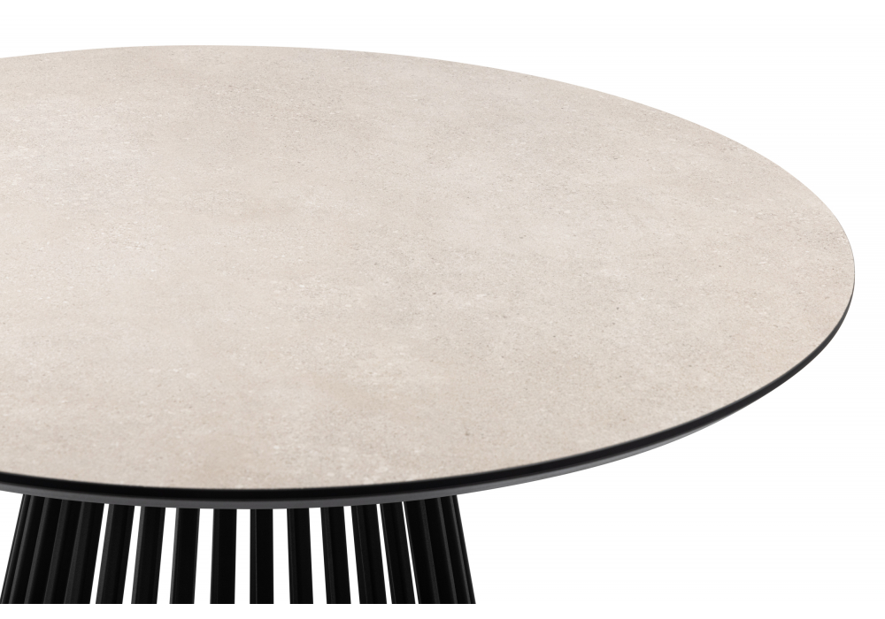 Керамический стол Нэнси 110 avenue grey sahara / черный