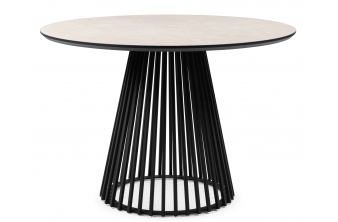 Керамический стол Нэнси 110 avenue grey sahara / черный