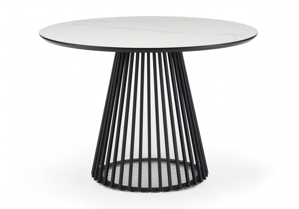 Керамический стол Нэнси 110 patagonoa bianco repose / черный