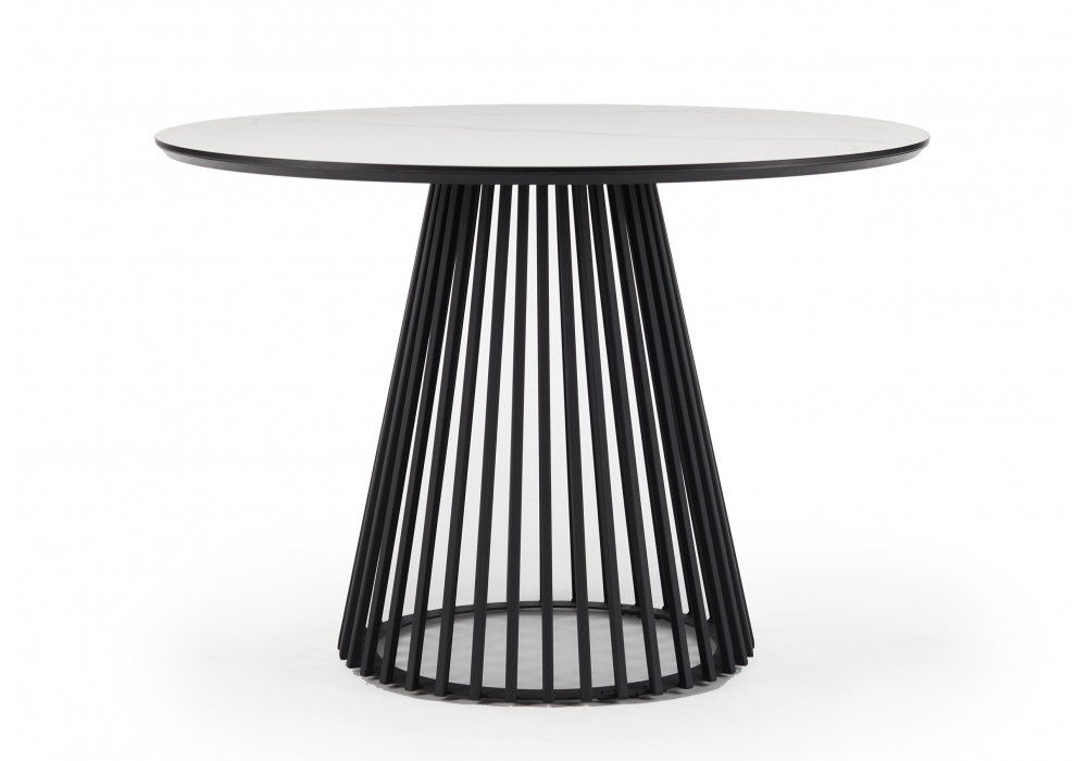 Керамический стол Нэнси 110 patagonoa bianco repose / черный