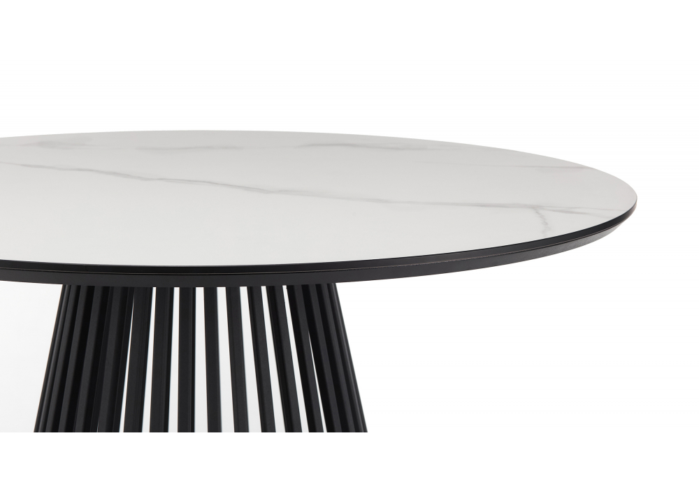 Керамический стол Нэнси 110 patagonoa bianco repose / черный