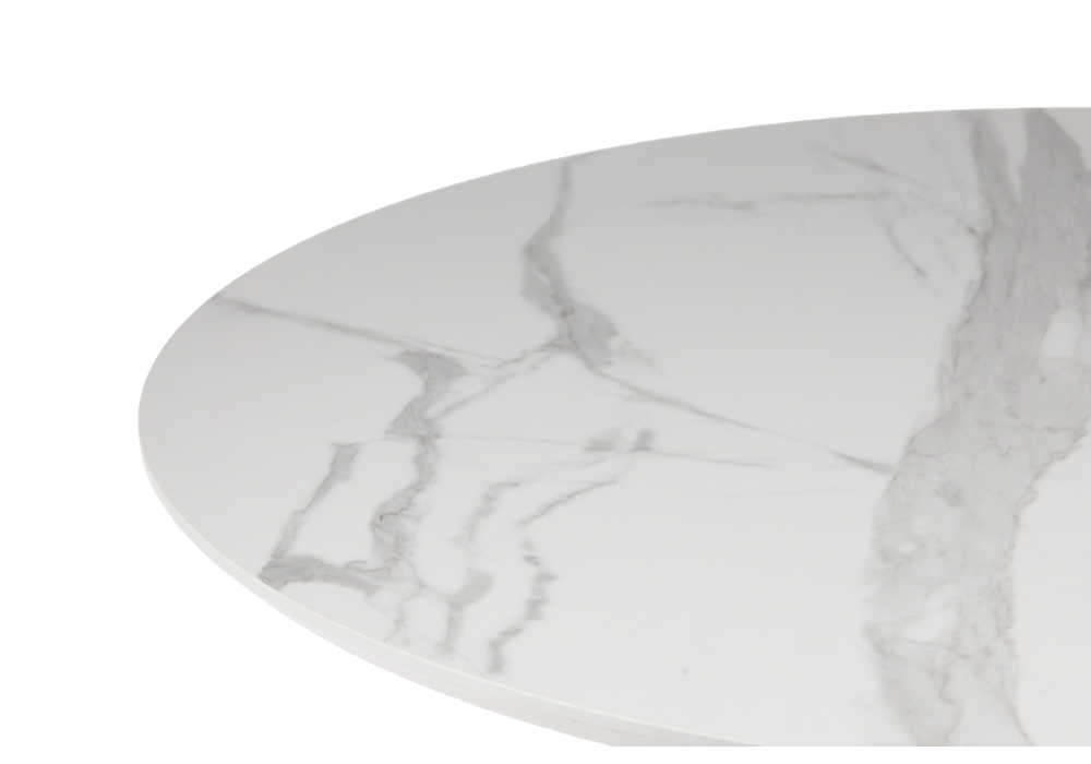 Керамический стол Нэнси 110 patagonoa bianco repose / золото