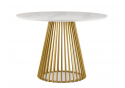 Керамический стол Нэнси 110 patagonoa bianco repose / золото