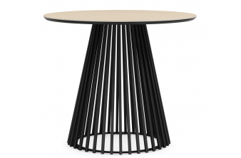 Керамический стол Нэнси 90х90х75 shakespeare black / черный