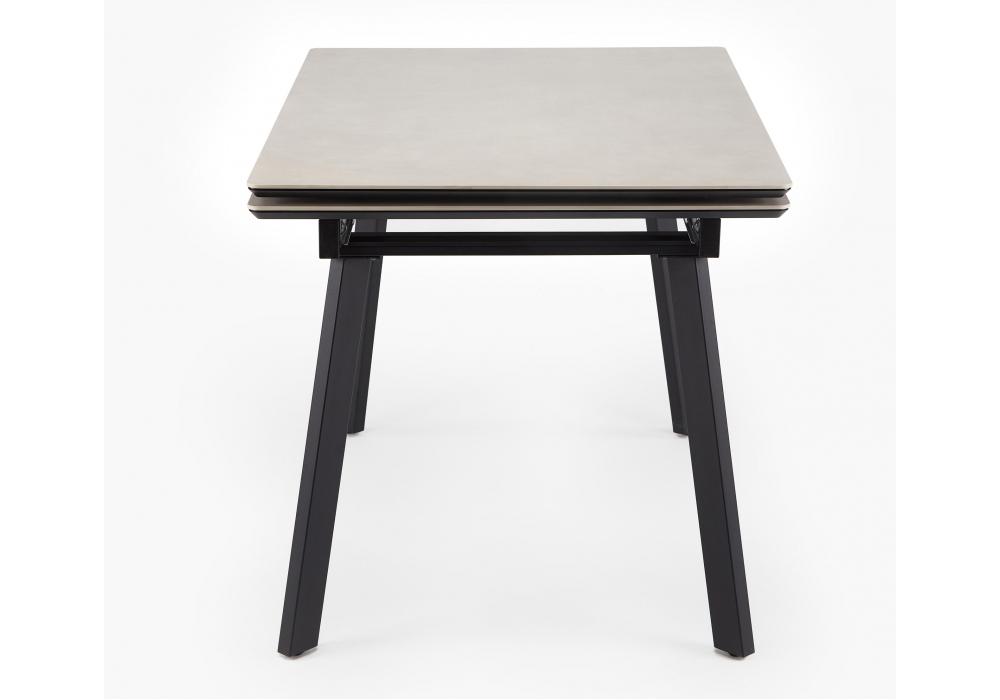 Керамический стол Норман 140(200)х80 carmen light grey / черный