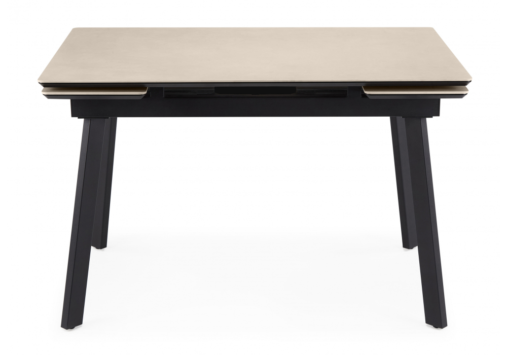 Керамический стол Норман 140(200)х80 carmen light grey / черный