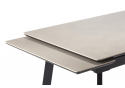 Керамический стол Норман 140(200)х80 carmen light grey / черный