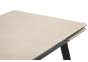 Керамический стол Норман 140(200)х80 carmen light grey / черный