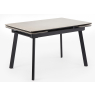 Керамический стол Норман 140(200)х80 carmen light grey / черный