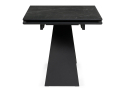 Керамический стол Ноттингем 160(220)х90х77 черный мрамор / черный