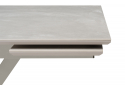 Керамический стол Пантон 120(180)х80 carmen light gray / серый матовый
