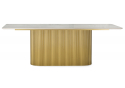 Керамический стол Ривера 220x110 brecha crema / золото