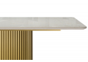 Керамический стол Ривера 220x110 brecha crema / золото