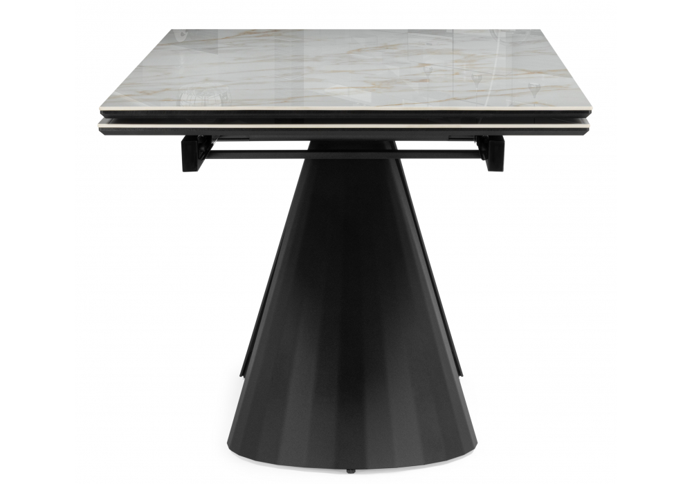 Керамический стол Шелтон 180(260)x90 carla larkin / черный